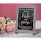 Better Office Products Framed Tabletop Chalkboard Sign, 9.5in. x 14in. Rustic Wood Frame, W/1 White Chalk Marker, Gray Wash 00802 - alternate 6
